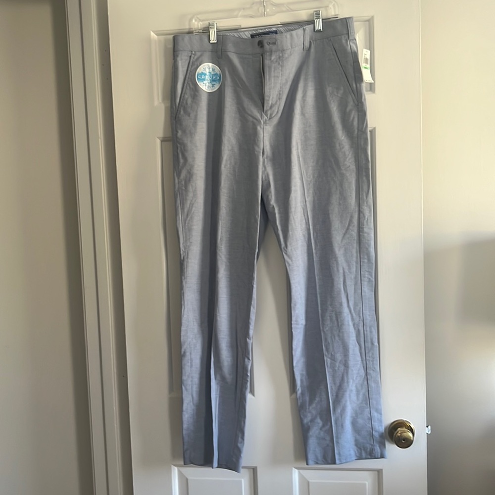 IZOD Breeze Oxford Straight Fit Pants NWT